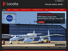 Tablet Screenshot of locata.com